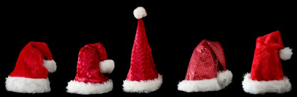 5 Santahats blk bg banner